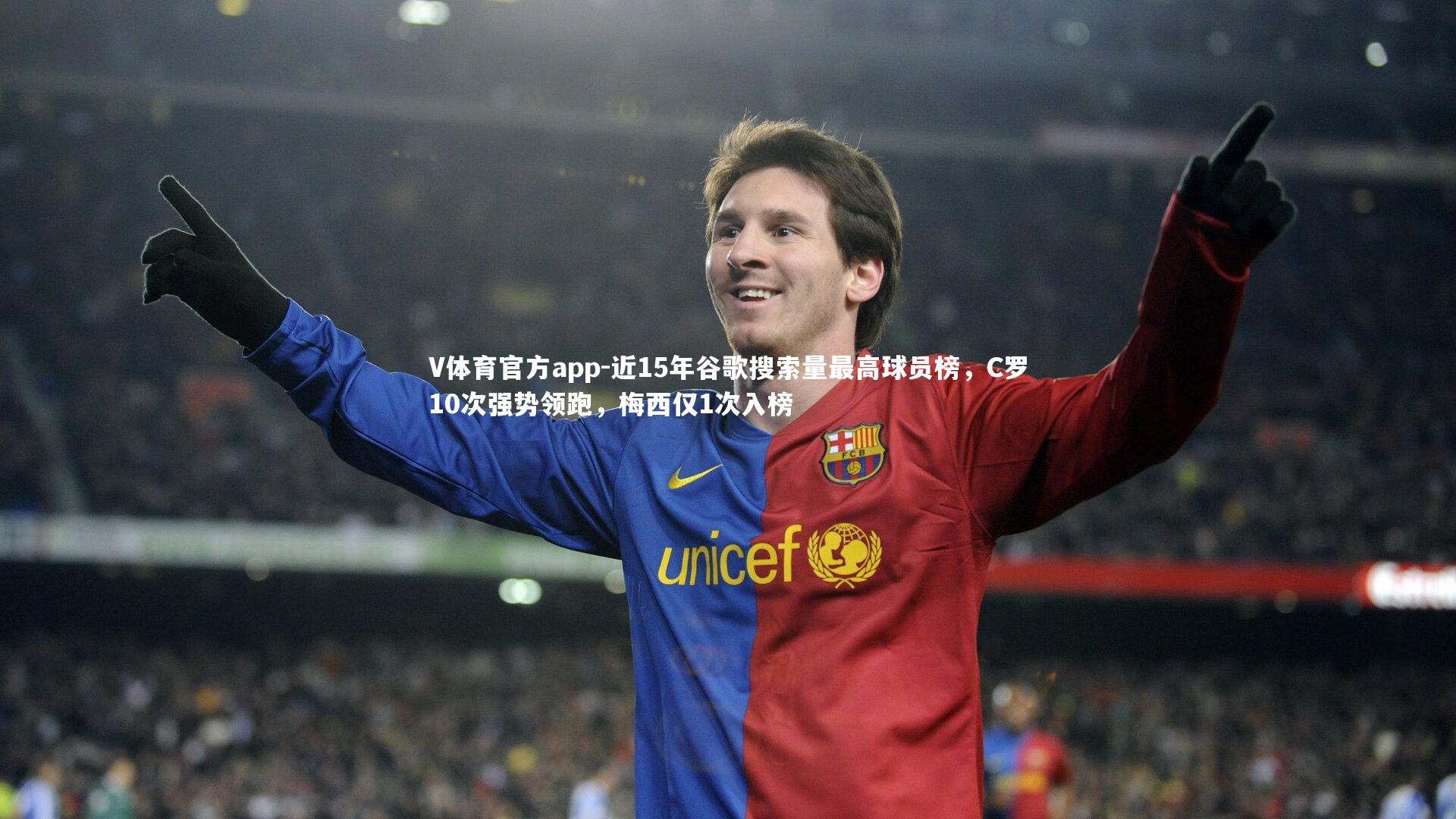 近15年谷歌搜索量最高球员榜，C罗10次强势领跑，梅西仅1次入榜